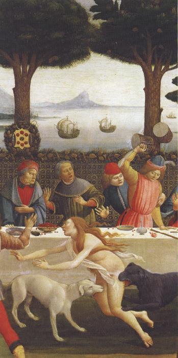 Sandro Botticelli Novella di Nastagio degli Onesti (mk36) oil painting image